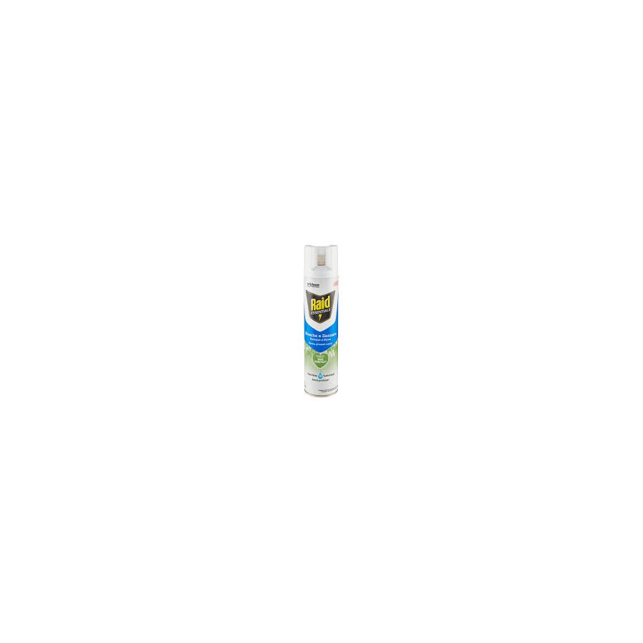 RAID INSETTICIDA ESSENTIALS MOSCHE & ZANZARE SPRAY 400