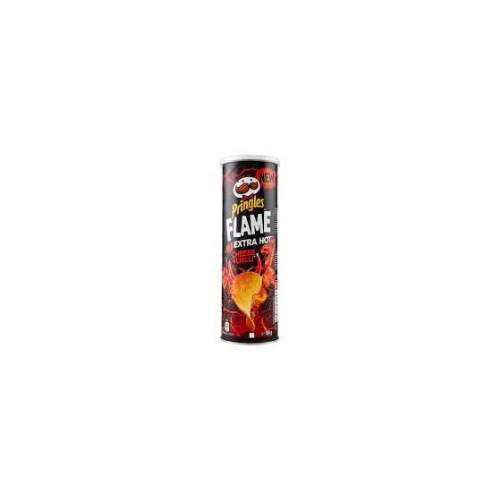 Pringles Flame Extra Hot Cheese & Chilli Flavour 160 g