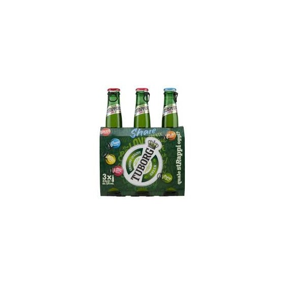 TUBORG BIRRA CL.33X3 PULL OFF