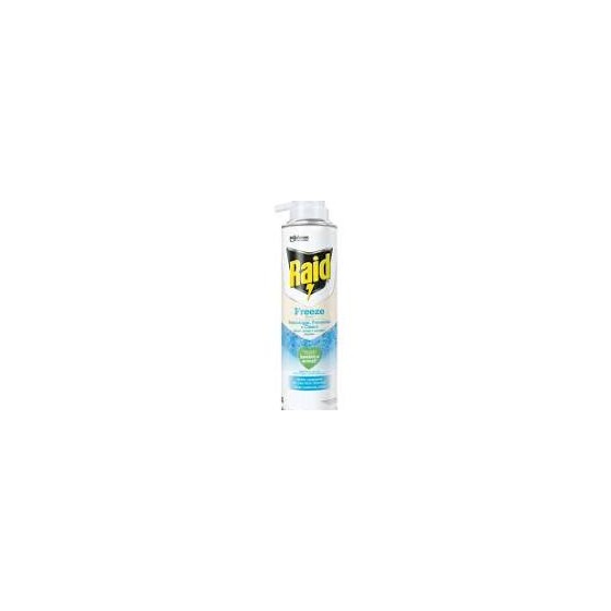 RAID FREEZE SPRAY SCARAFAGGI, FORMICHE e CIMICI 350 ML.