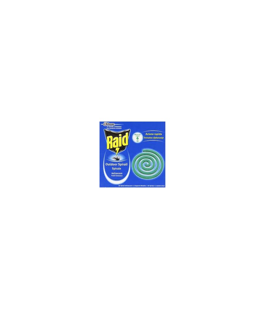 RAID SPIRALI ANTIZANZARE X 10