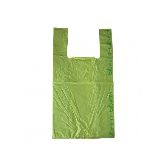 sacchetti verdi leggeri shoppers cm 40x22 verdi gr 900