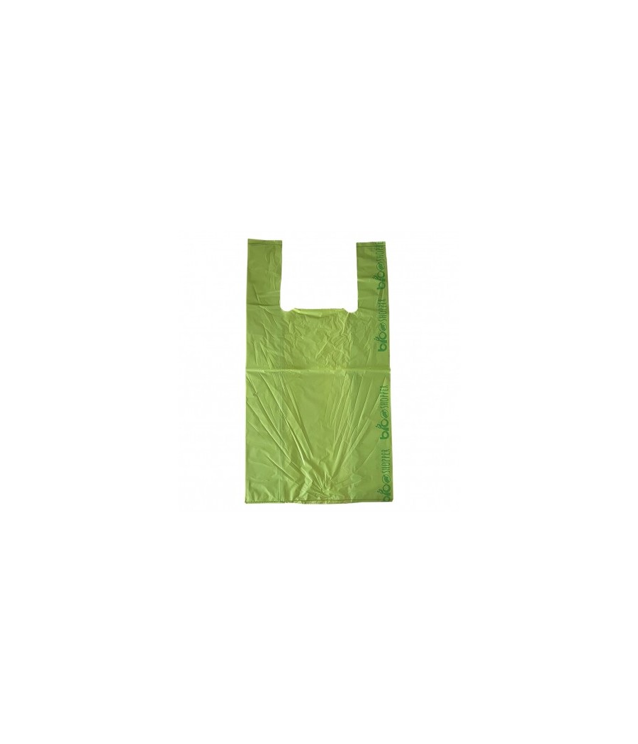 sacchetti verdi leggeri shoppers cm 40x22 verdi gr 900