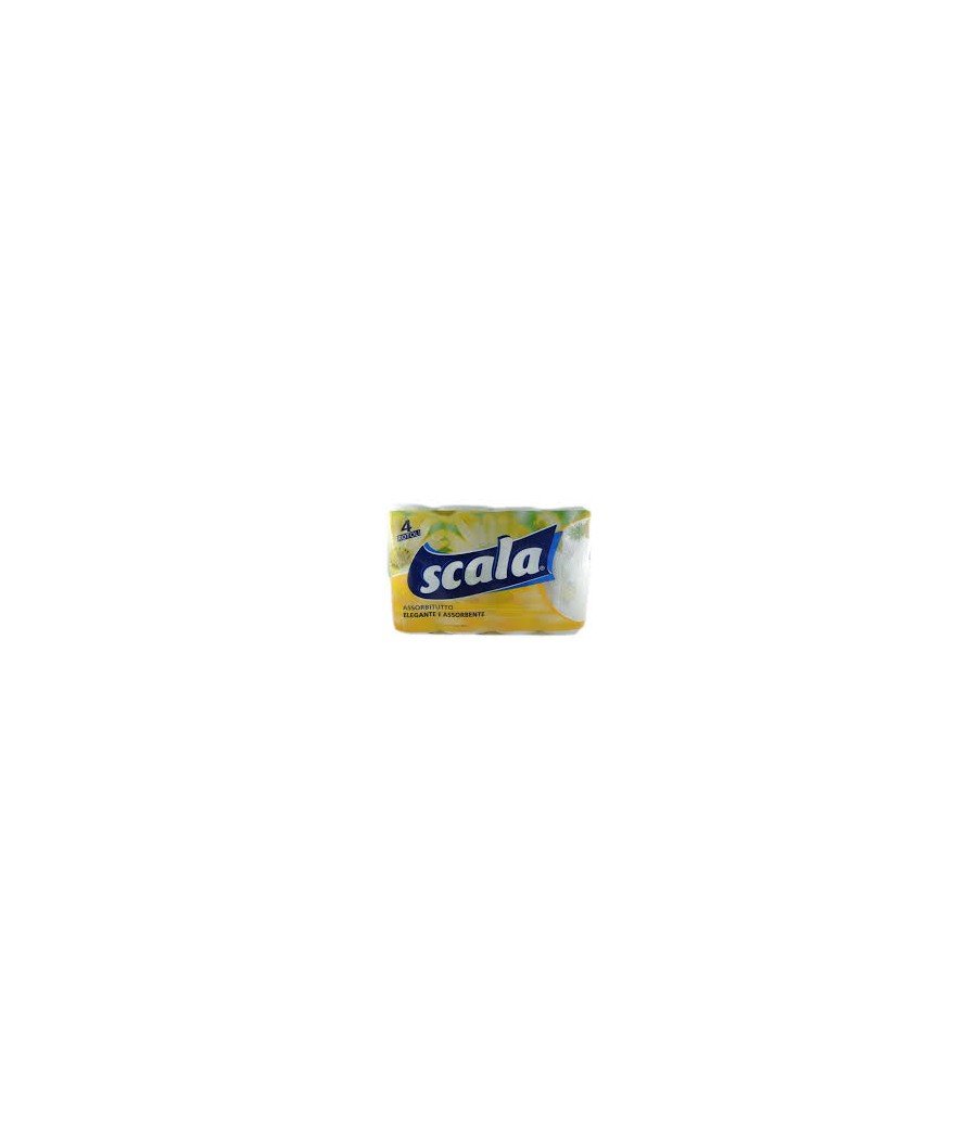 SCALA CARTA CASA X 4 ROTOLI