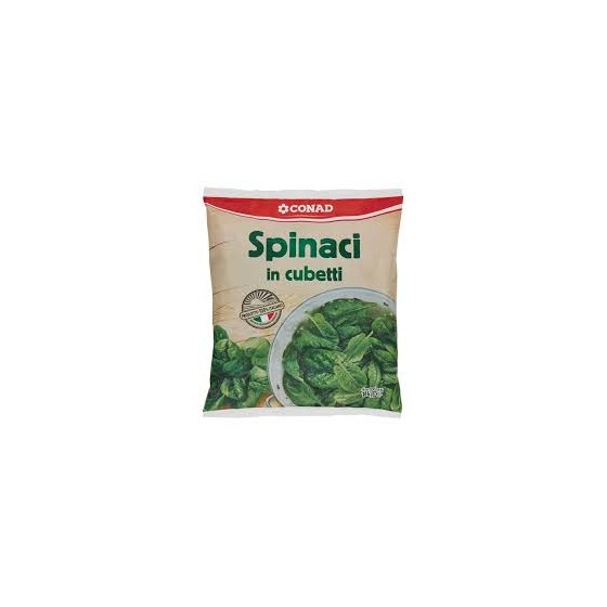 SOLO VERDURE SPINACI CUBETTO KG 1