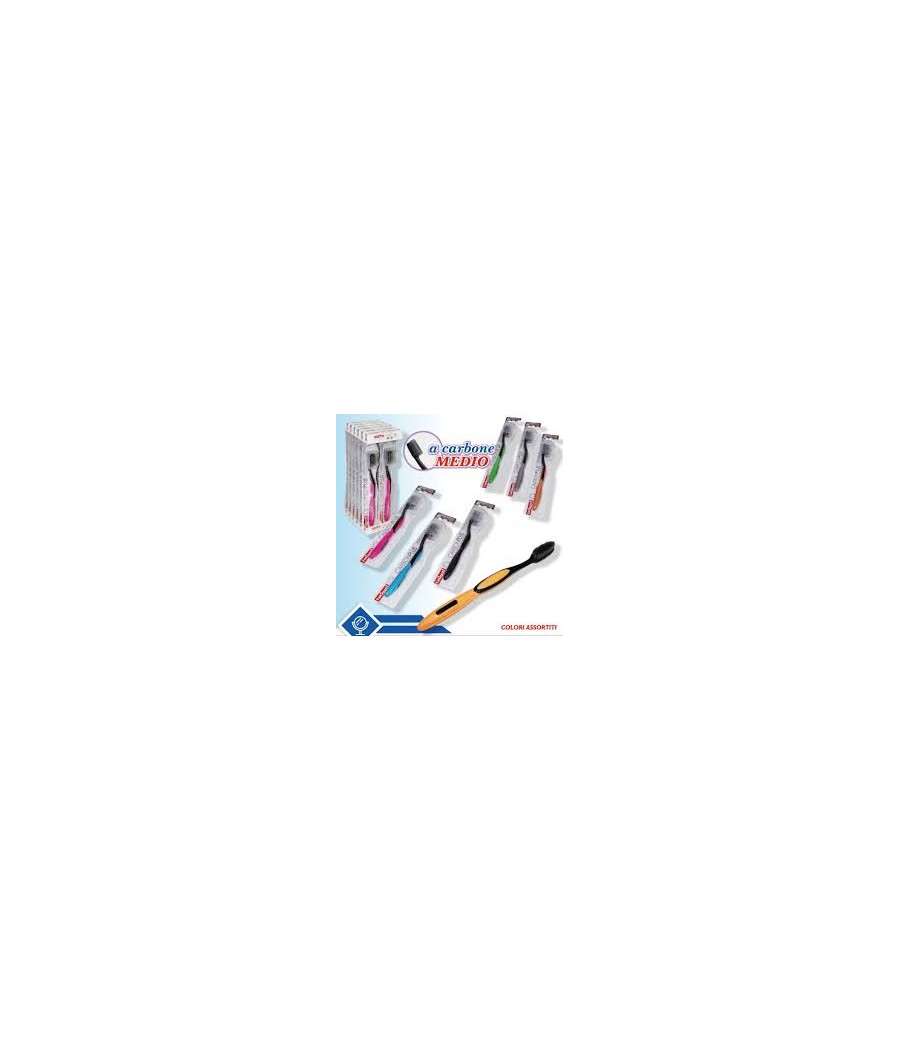SPAZZOLINO DENTI A CARBONE M CM25
