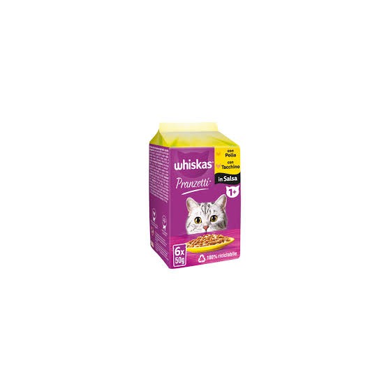 WHISKAS PRANZ.CARNE BIANC.50X6
