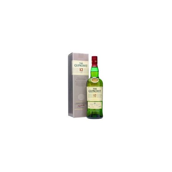 WHISKY GLENLIVET 12 ANS  CL 70 AST