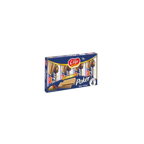 GASTOLE LAGO WAFER POKER CIOCCOLATO GR 45X4