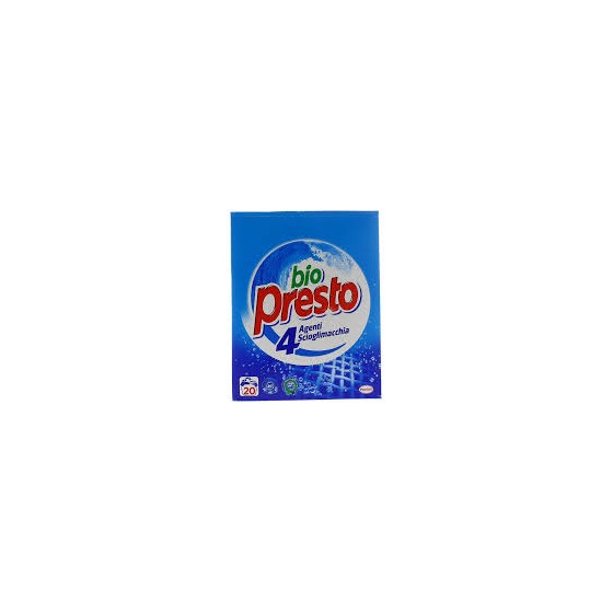 BIO PRESTO 4 AGENTI SCIOGL MACCH.20 LAV KG 1.1
